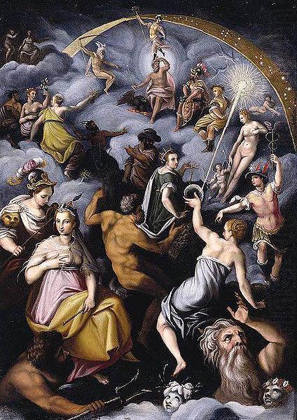 The Assembly of the Gods, Jacopo Zucchi